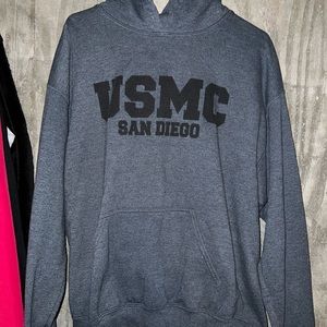 USMC Hoodie L